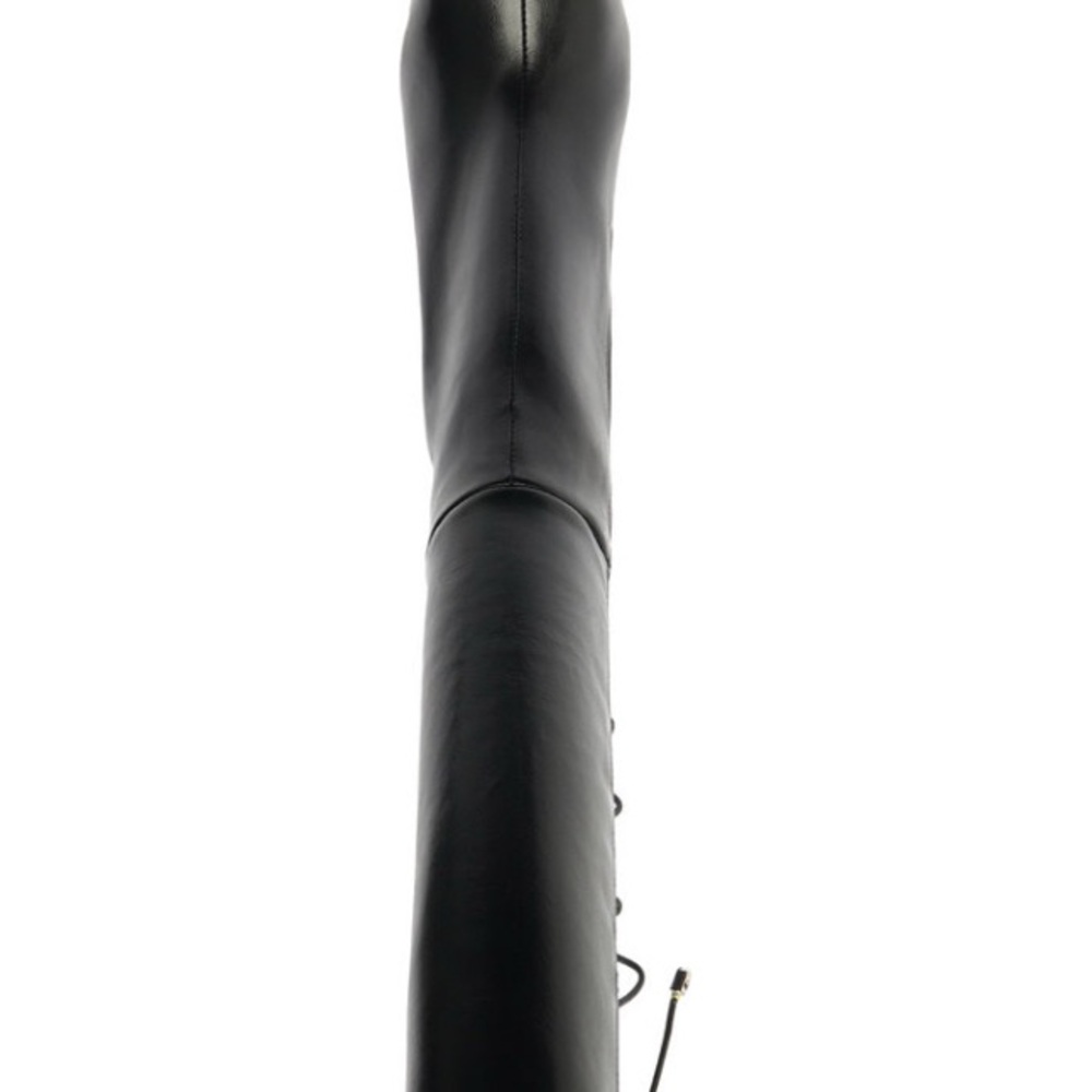 SCHUTZ Black Knee-High Heeled Boots